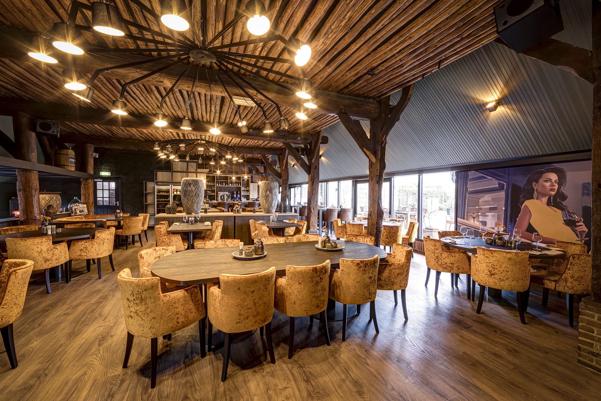 Nostalgisch horeca interieur