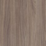 Detailafbeelding van de LS13 Poro Noce van Cleaf, decoratief plaatmateriaal dat een levendige nerftekening van walnotenhout heeft