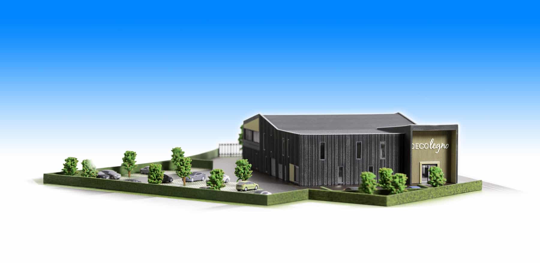 Maquette nieuwe hoofdkantoor