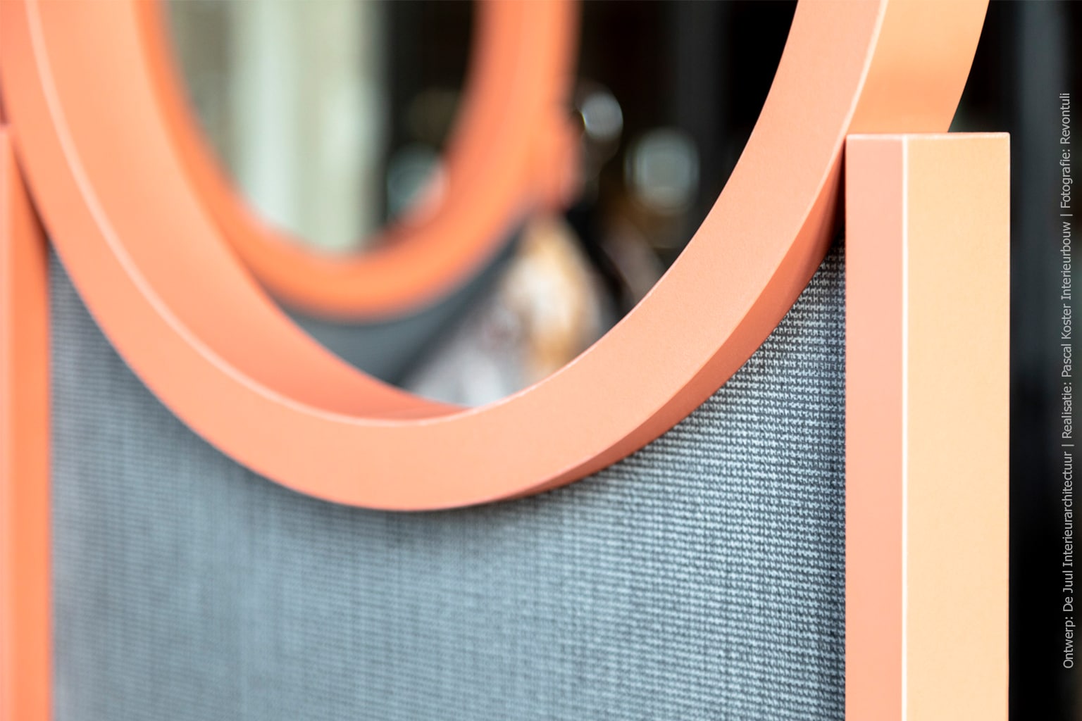 Kamerscherm met contrasterende kleuren