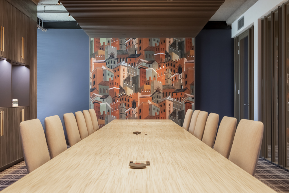 DM5031 Hickory Vergadertafel