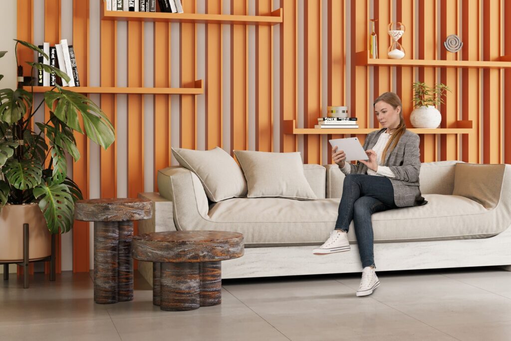 product Bijzettafels in solid surface van Durasein PAW021 Volcano