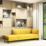 Decoratief plaatmateriaal geometrische structuur licht blond hout