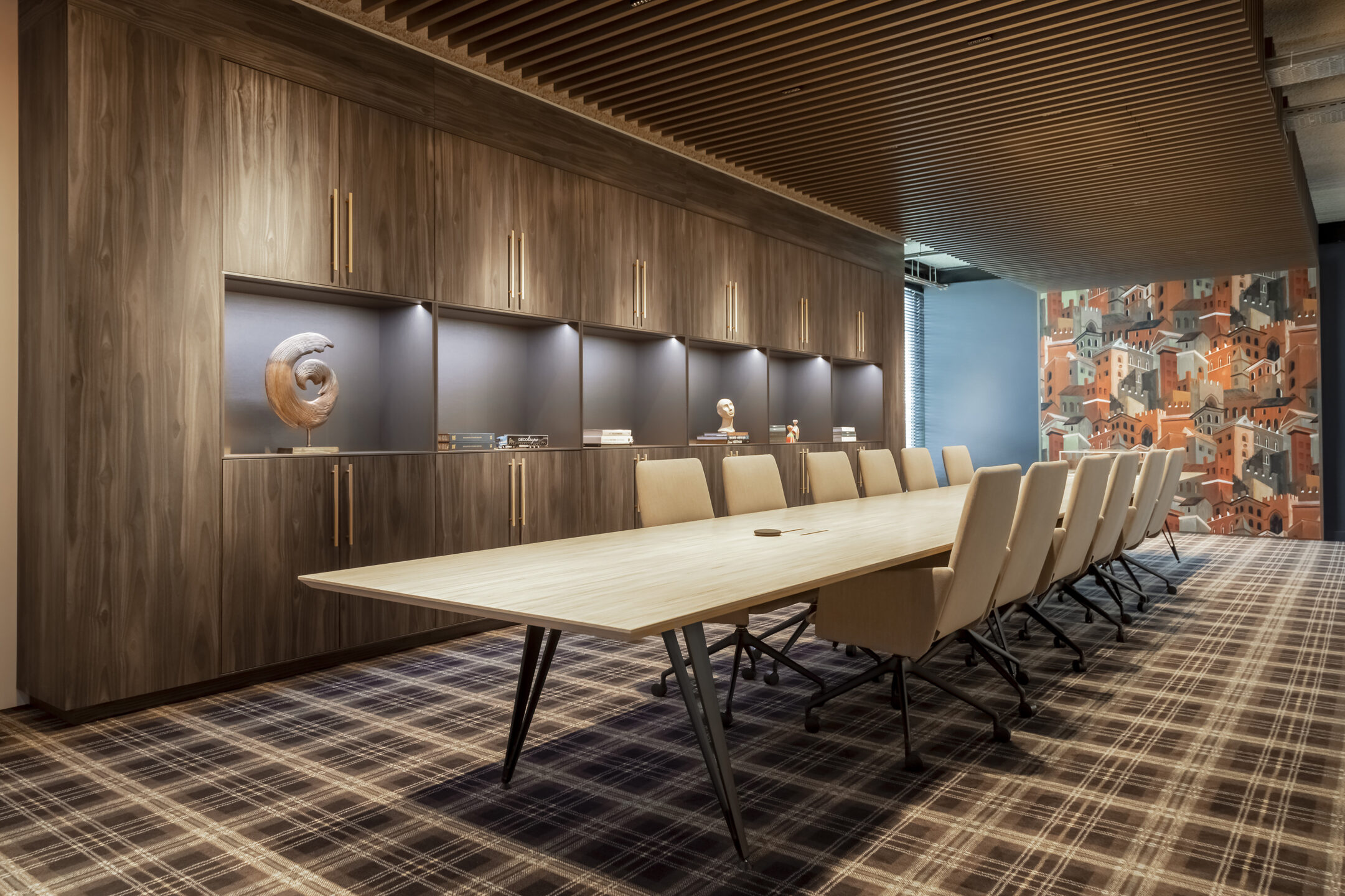 DM5031 Hickory Vergadertafel