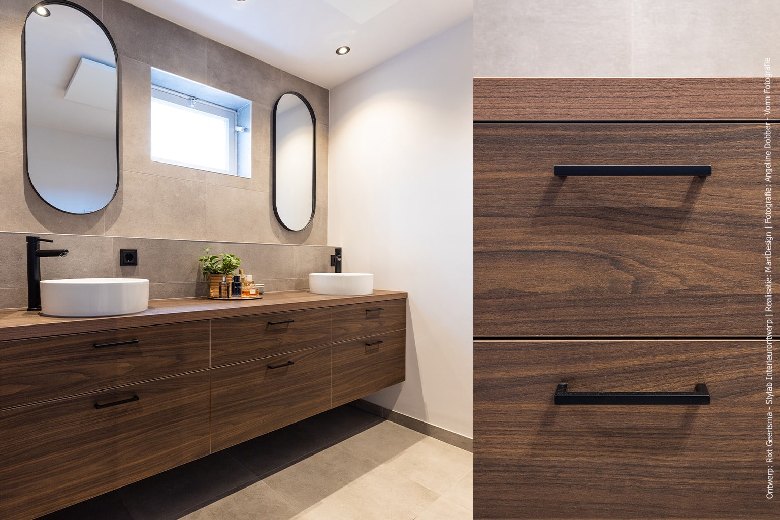 Stijlvolle badkamer met natuurlijke uitstraling