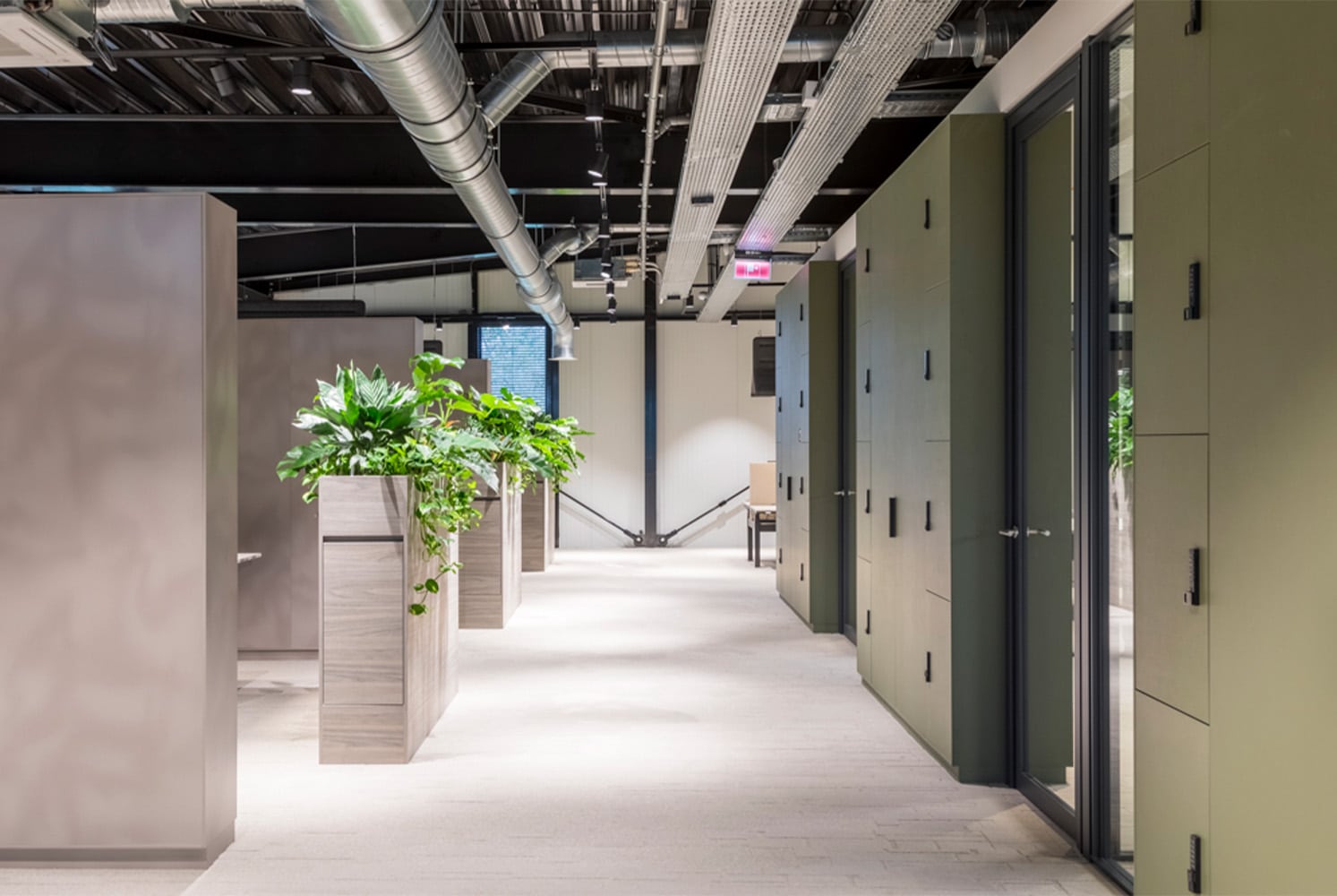 lockerkasten in groene UB54 Primofiore