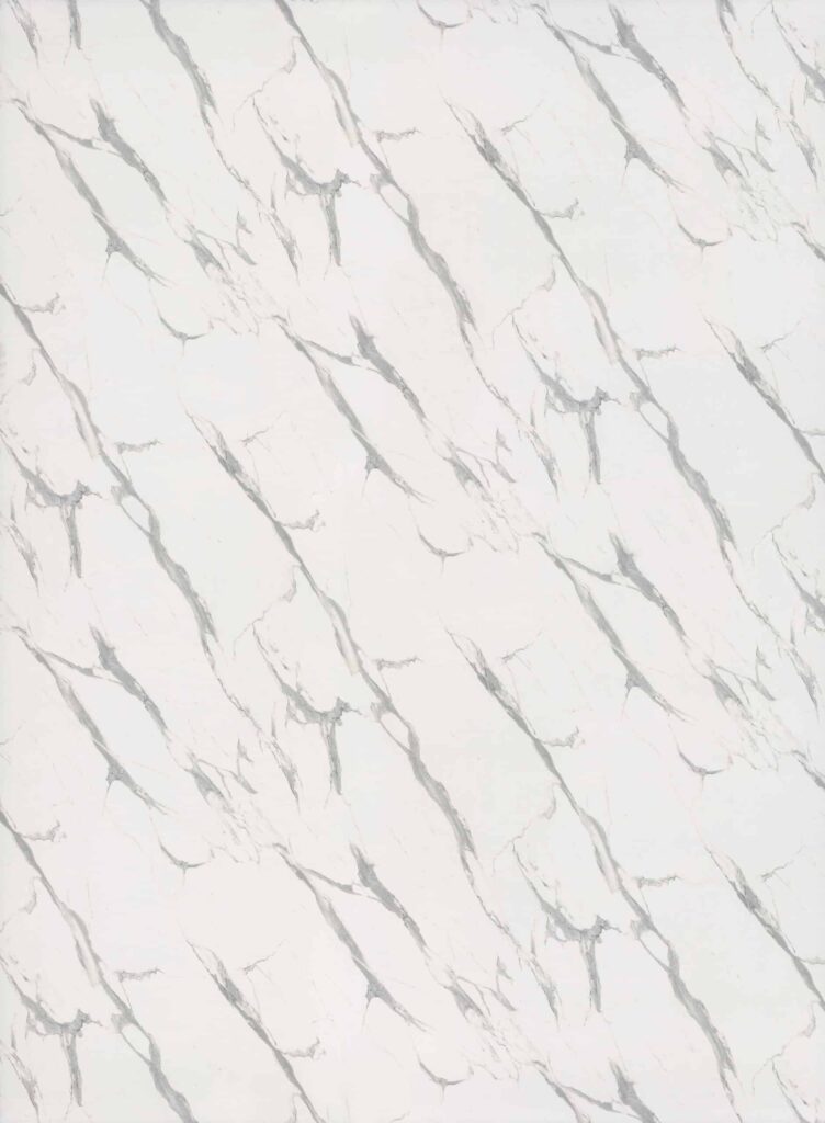 product Decoratief plaatmateriaal wit marmer met lichtgrijze aders - hele plaatafbeelding