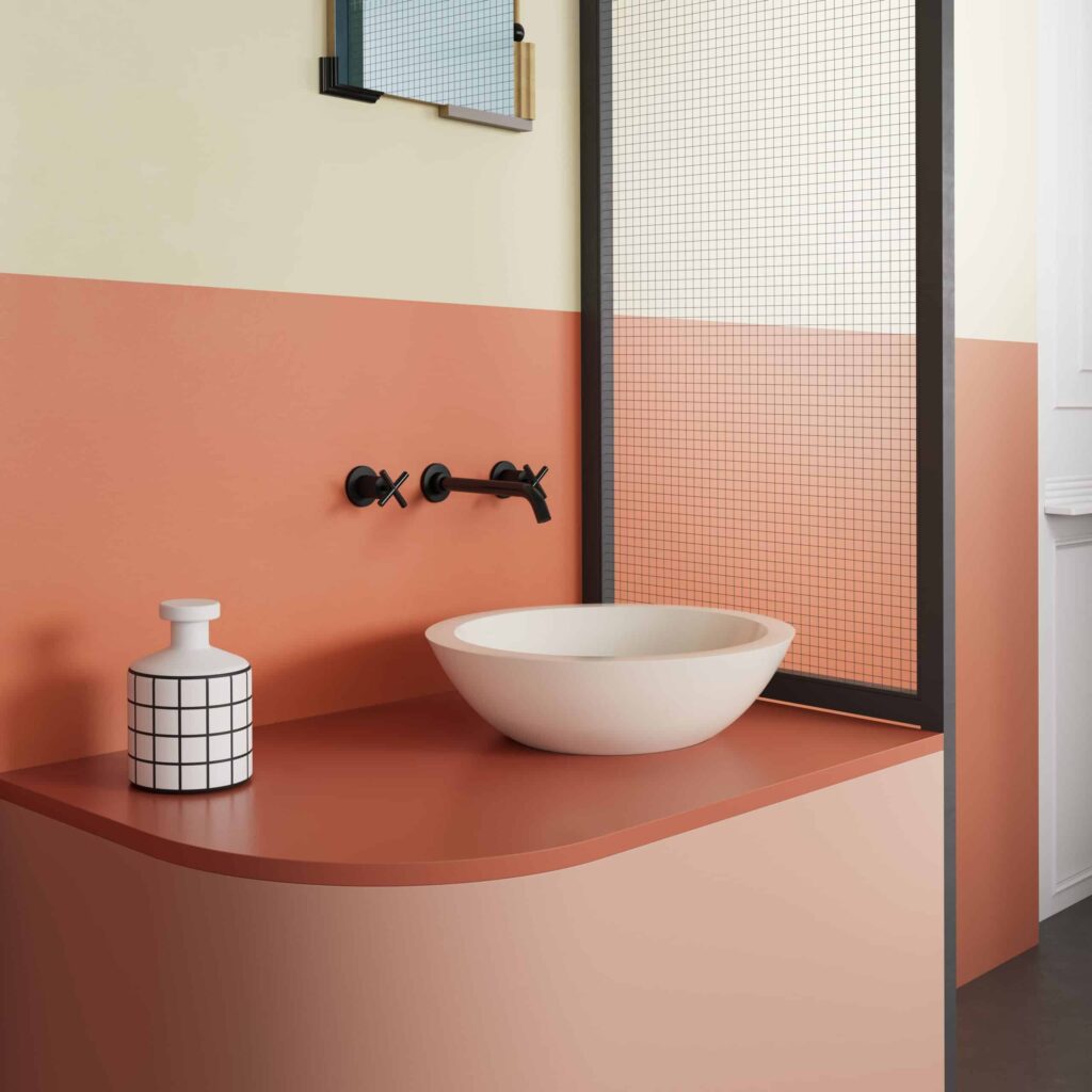 product Opbouw waskom Brussel op wastafelmeubel