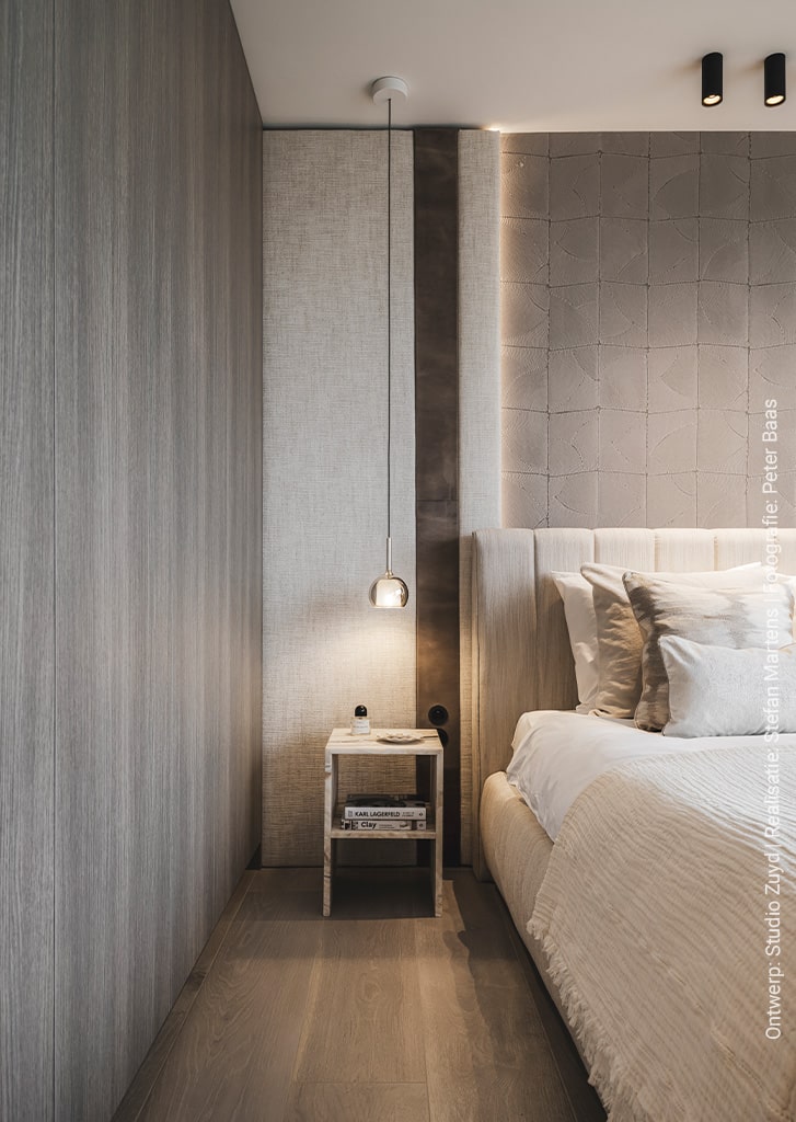 Kast slaapkamer uitgevoerd in de S183 Quercia van Cleaf