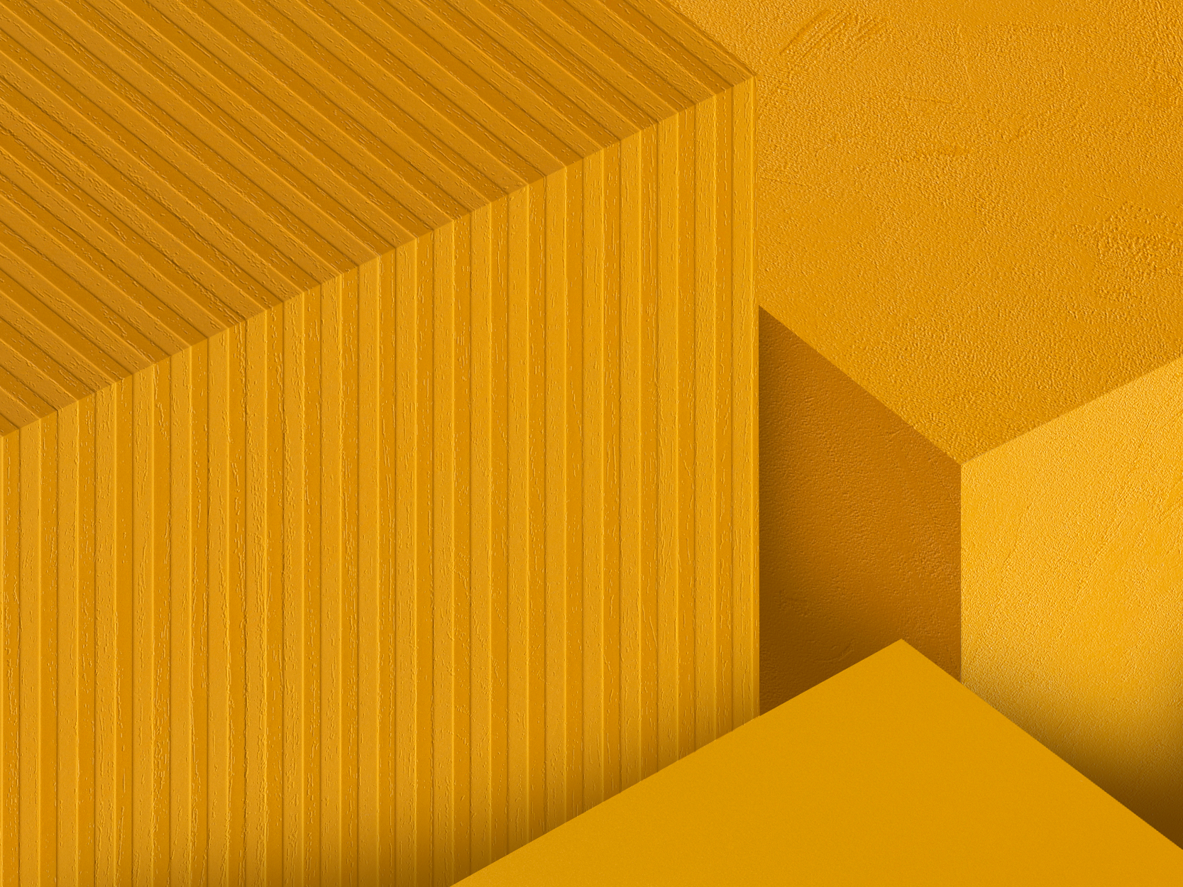 Grafische afbeelding van blokken in Cleaf's UB53 Solid Colours. Een concept waarbij je zelf uit 80-kleuren en vijf structuren je decoratieve plaatmateriaal kan samenstellen