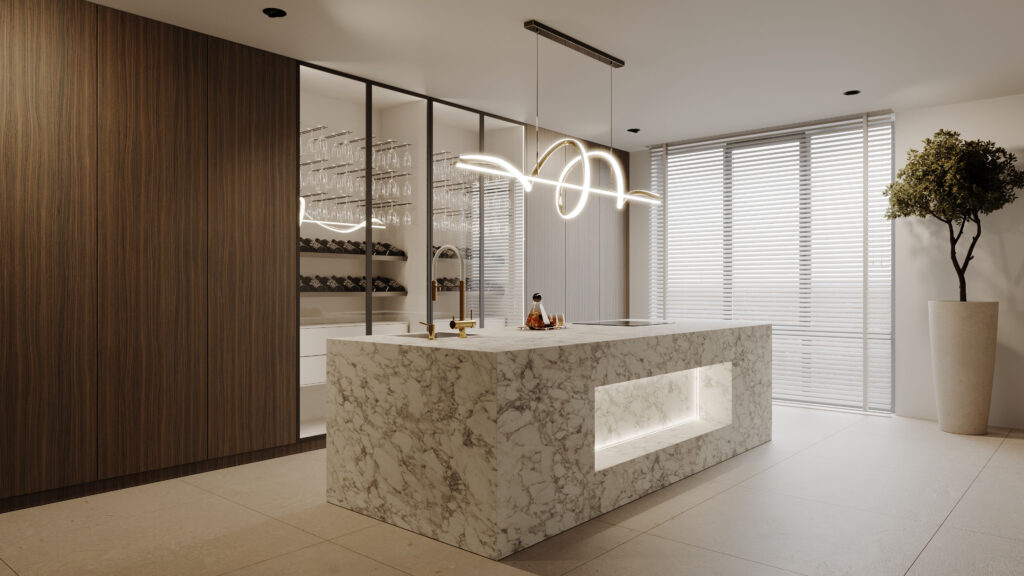 product Kookeiland in elegant marmerdecor FD34 Talco