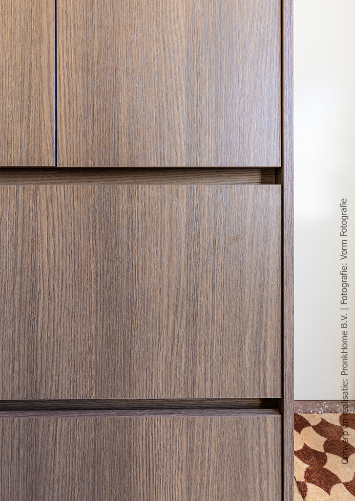 Stijlvolle keuken met S185 Quercia in bruin eiken