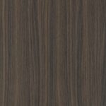 Detailafbeelding LS53 Poro Noce van Cleaf, decoratief plaatmateriaal met donkerbruine walnotenhoutstructuur