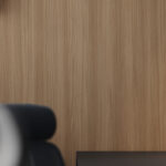 Render van een detailafbeelding van wanfafwerking in de LS94 Matrice