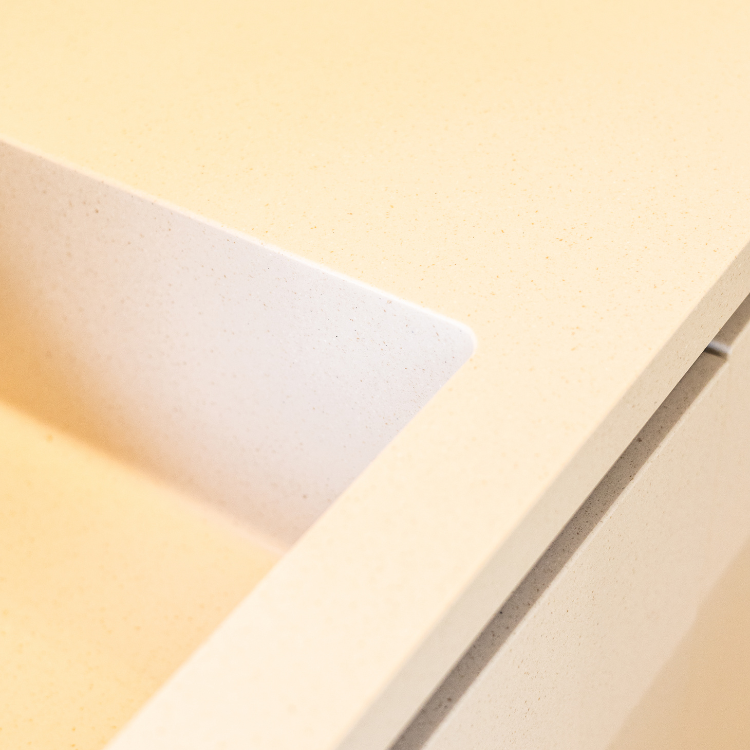 product Gedetailleerd inspiratiebeeld van solid surface waskom Wenen in decor DM3035 Dusted