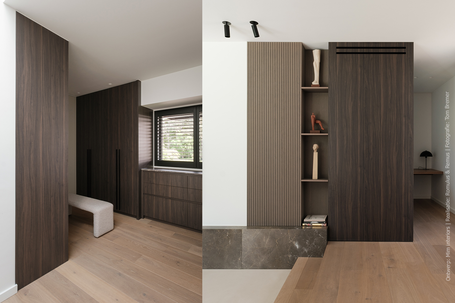 Samenhang in maatwerk dankzij één warm houtdecor