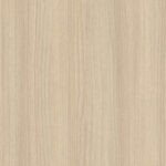 Detailafbeelding van decoratief plaatmateriaal met een natuurlijke lichte houttextuur, de LS93 Matrice van Cleaf.
