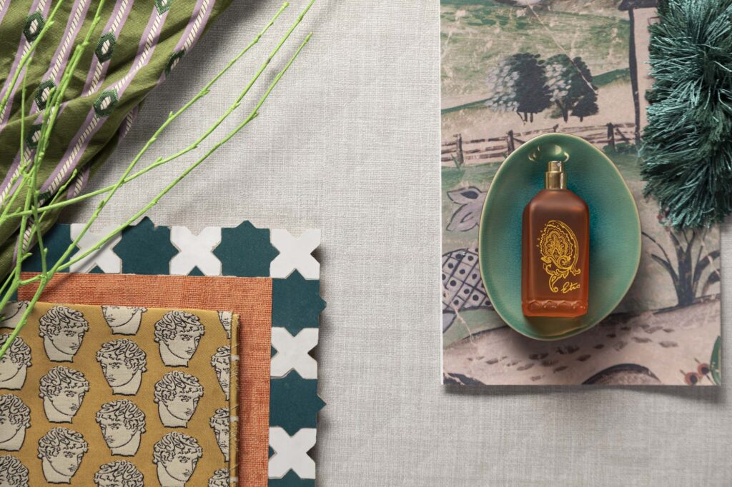 Moodboard voor FB04 Cheope in combinatie met Parijse stijl