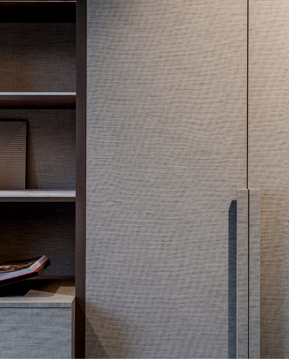 Close-up kast in showroom Echt